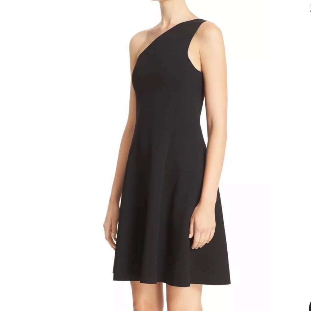 Theory Leainna Fixture One-Shoulder Ponte Dress - Picture 2 of 4